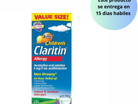 Claritin childrens para alergias las 24 horas para niños ,240ml Hot on Sale