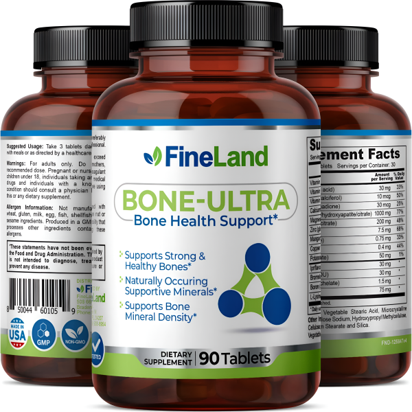 Bone - Ultra Fineland, 90 tabletas For Cheap