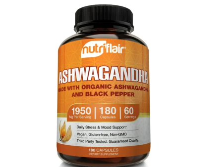 Ashwagandha 1950mg , 180 capsulas - Nutriflair Online Hot Sale