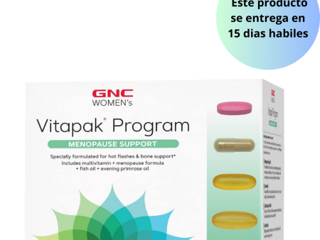 Vitapak Menopausia support , 30 vitapaks - GNC Discount