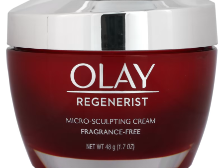 Olay Regenerist  Micro-Sculpting Cream Crema Hidratante Facial regeneradora, 1.7 oz. Sin Fragancia (48gr) For Sale