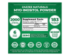 Zazzee Polvo de mio-inositol, 2000 mg por porción, 100% puro, vegano y sin OMG 366gr- 183 porciones Cheap