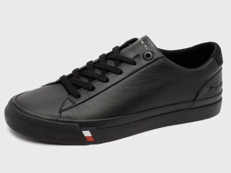 Zapatillas Tommy Hilfiger para hombre de color negro Hot on Sale