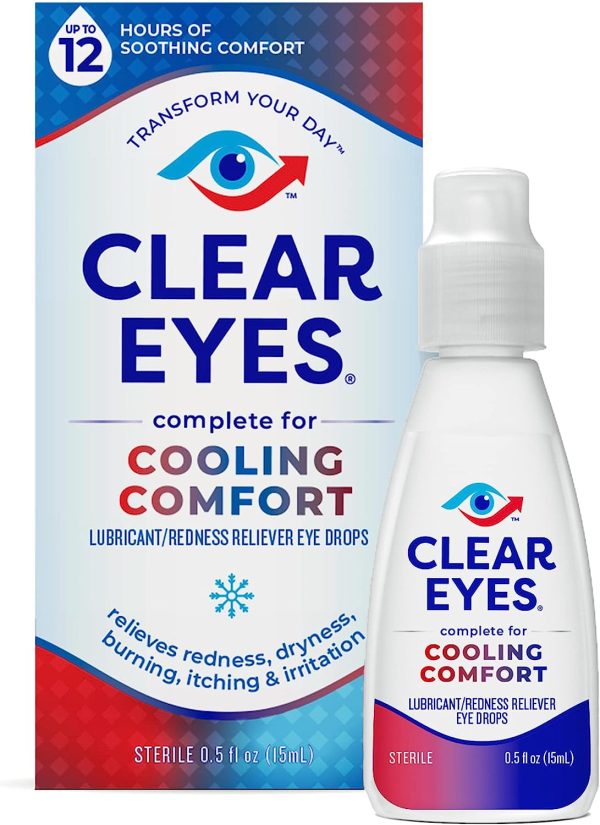 Clear Eyes Refrescante Confort Alivio para los Ojos 15ml. Discount