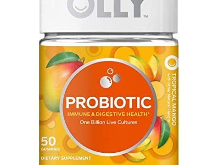 OLLY PROBIOTIC INMUNE AND DIGESTIVE HEALTH - 1 BILLION LIVE CULTURES Discount