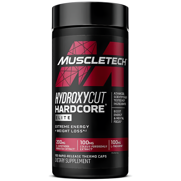 HIDROXICUT HARDCORE ELITE- MUSCLETECH 100 thermo caps de rápida disolución on Sale