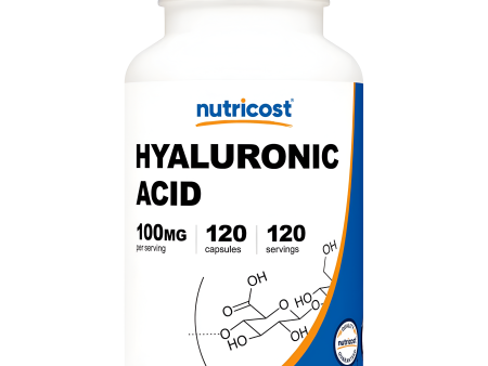 Nutricost Hyaluronic Acid Capsules 100mg,120 Vegetarian Capsules - Gluten Free, Non-GMO Online