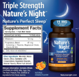 Nature s Night Melatonina de triple fuerza de disolución rápida de 15 mg, 90 tabletas Discount