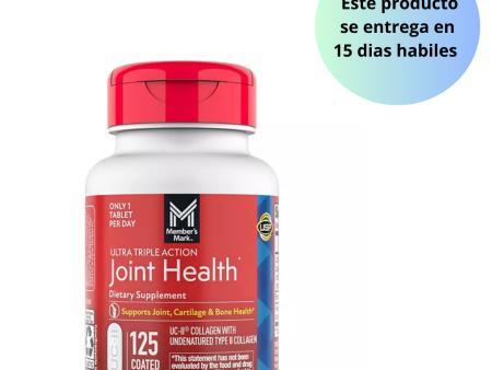 Member s Mark Ultra Triple Action Joint Health 125 tabletas For Cheap