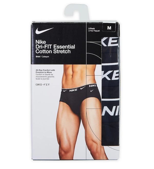 NIKE Dri-FIT Essential - Calzoncillos elásticos de algodón - TALLA M Online now