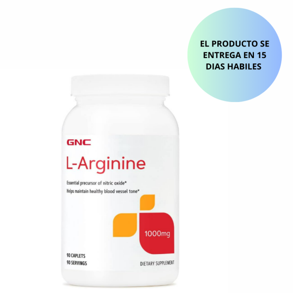 GNC L-Arginina 1000 mg, 90 capsulas Online Sale