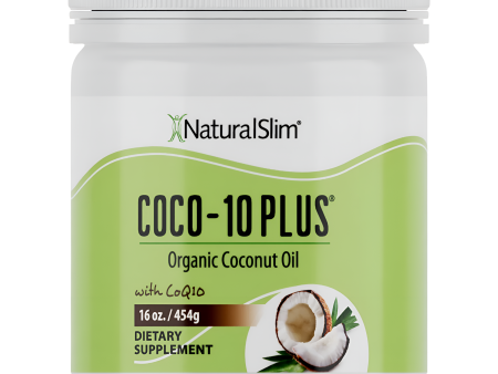 NaturalSlim Coco-10 Plus - Aceite de Coco con CoQ10 454 gr. For Sale