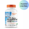 Trans-resveratrol 600 , 600mg - 60 capsulas - Doctor Best on Sale