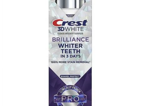 Crest 3D White Brilliance Pro Enamel Protect Toothpaste - 3oz For Cheap