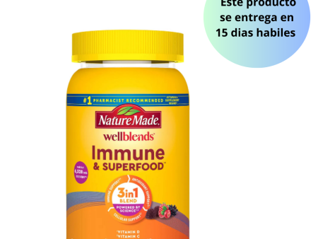 Nature Made Wellblends Immune Superfood Gummy, 100 gomitas Online