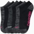 Calvin Klein Calcetines deportivos para mujer, calcetines acolchados invisibles PACK 6 Hot on Sale