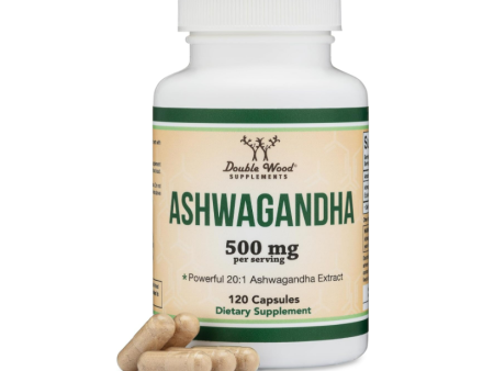 Ashwagandha 500mg , 120 capsulas - Double Wood Online