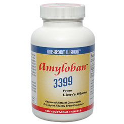 Amyloban 3399 from Lion s Mane, 180 Tablets, Maitake Products For Sale