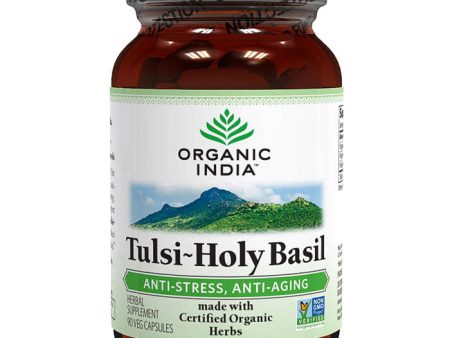 Tulsi (Holy Basil) Formula, With Organic Herbs, 90 Vegetarian Capsules, Organic India Cheap