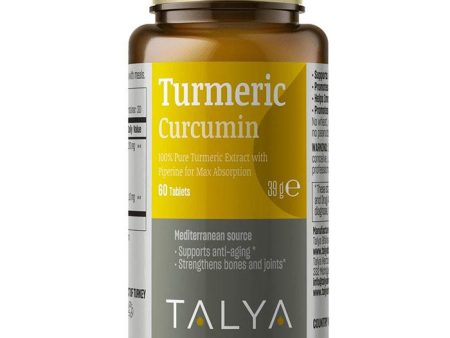 Turmeric, 60 Vegetarian Tablets, Talya Herbal Supply