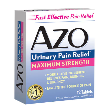 AZO Urinary Pain Relief Maximum Strength, 24 Tablets, i-Health, Inc. For Sale