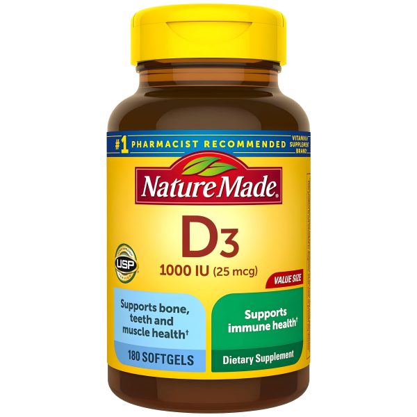 Nature Made D3 1000IU (25mcg) , capsulas For Sale