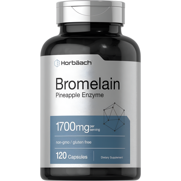 BROMELAIN 1700MG ,Horbaach -  120 CAPSULES Sale