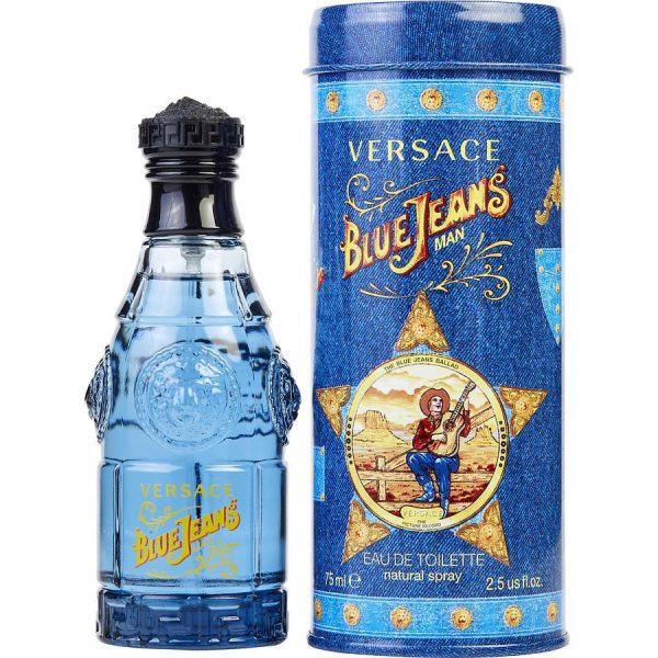 BLUE JEANS EDT - VERSACE - 75ML - COLONIA PARA HOMBRE on Sale