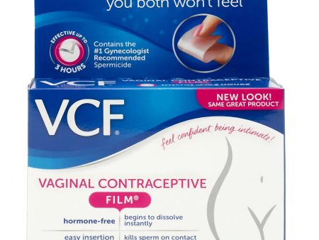 Anticonceptivo Vaginal en Lamina para Mujer VCF Contraceptive Film 9 unidades. For Cheap