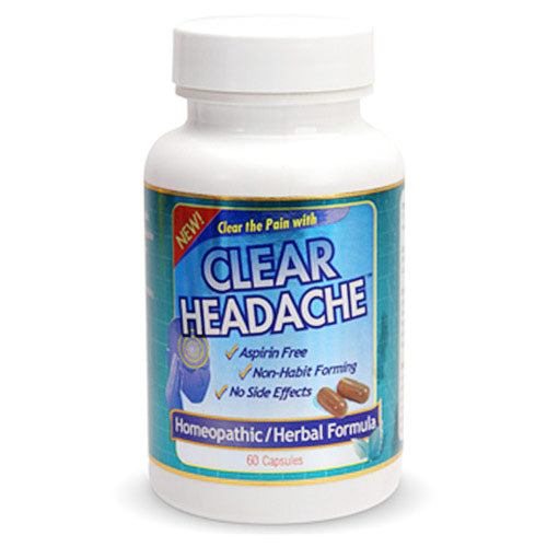 Clear Headache, 60 Capsules, Clear Products Online Sale