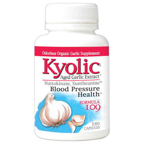 Kyolic Formula 109, Blood Pressure Health, 160 Capsules, Wakunaga Cheap