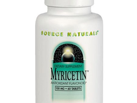 Myricetin 100 mg, Antioxidant Flavonoid, 60 Tablets, Source Naturals For Cheap