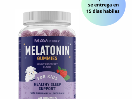 Melatonina para niños 0.5mg , 60 gomitas - MAV Nutrition Online now