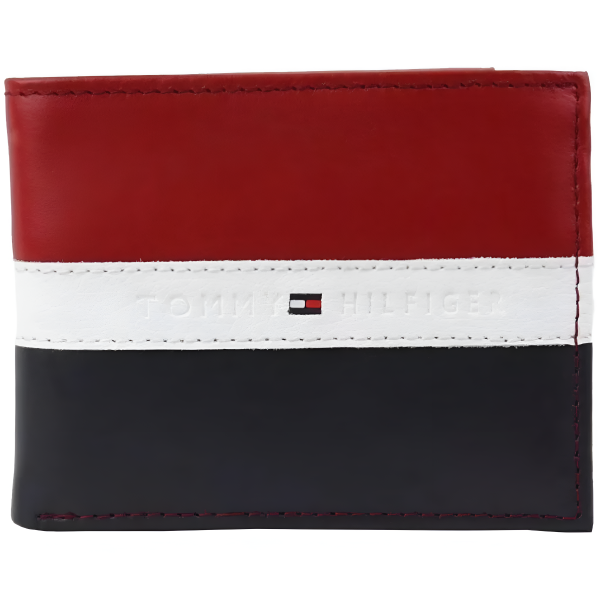 Billetera diseno Bandera Azul, Roja y Blanca - Tommy Hilfiger on Sale