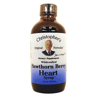 Hawthorn Berry Heart Syrup, 4 oz, Christopher s Original Formulas Fashion