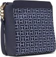 Tommy Hilfiger Antonella II Crossbody Square Monogram Jacquard Hot on Sale