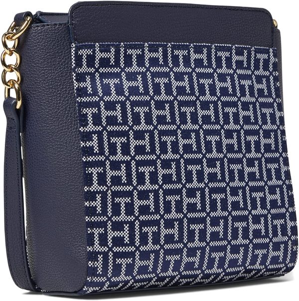 Tommy Hilfiger Antonella II Crossbody Square Monogram Jacquard Hot on Sale