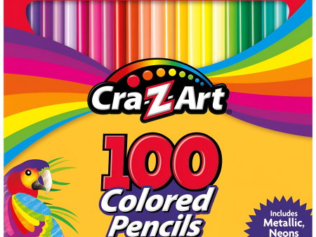 Cra-Z-Art 100 lápices de colores - incluyen metálicos, neones, pasteles y más on Sale