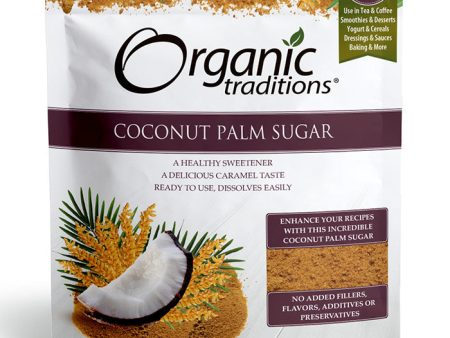 Organic Coconut Palm Sugar, Value Size, 16 oz (454 g), Organic Traditions For Cheap