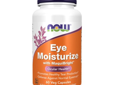 Eye Moisturize with MaquiBright, 60 Veg Capsules, NOW Foods For Cheap