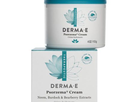 Derma E Psorzema Cream, Psoriasis & Eczema Natural Relief, 4 oz Hot on Sale