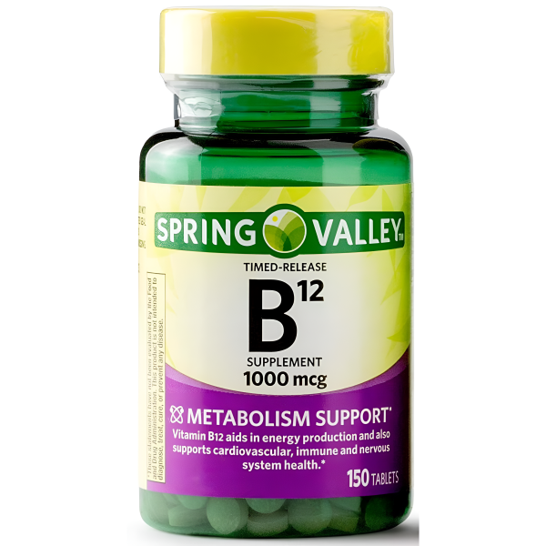 Vitamina B12 tabletas Spring Valley on Sale