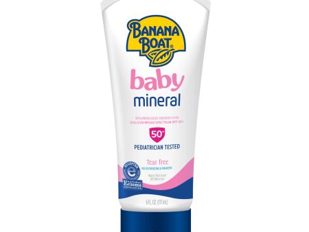 Banana Boat Baby mineral - protección solar 50+ de 177ml 6FL OZ. Cheap