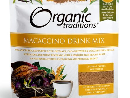 Organic Macaccino Drink Mix, 8 oz (227 g), Organic Traditions For Sale