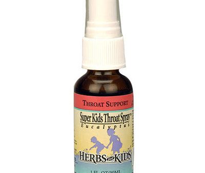 Super Kids Throat Spray Peppermint 1 oz from Herbs For Kids Online Sale