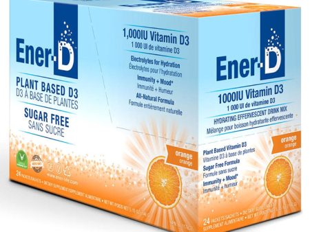 Ener-D Sugar Free Vitamin D Drink Mix Powder - Orange, 24 Packets, Ener-Life on Sale