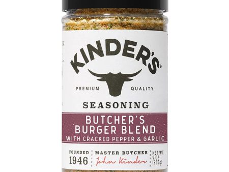 Kinder s Butcher s Burger Blend Seasoning, 9 oz (255 g) Online Hot Sale