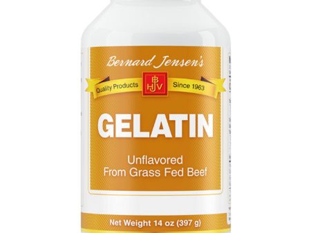 100% Bovine Gelatin Powder, 14 oz, Bernard Jensen on Sale