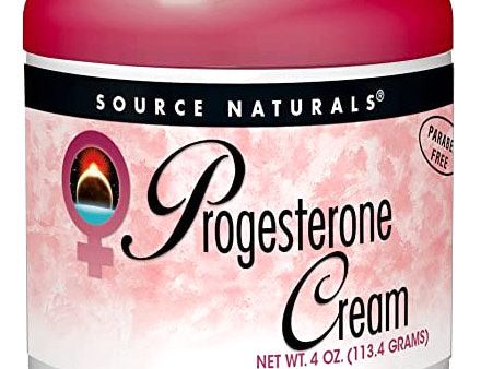 Progesterone Cream Jar, 4 oz, Source Naturals Online now