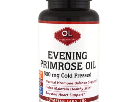 Evening Primrose Oil 500mg, 90 Softgels, Olympian Labs For Sale